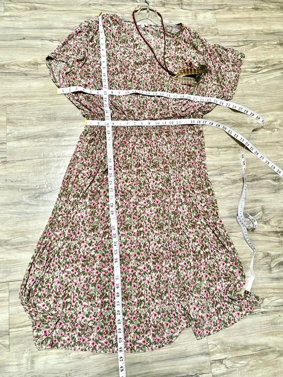 Prairie/farmhouse vibe maxi dress w shabby chic Country feel - Picture 2 of 12